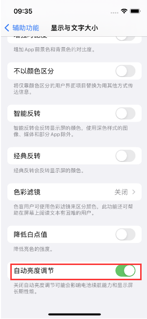 连云苹果15维修店分享iPhone 15 Pro系列屏幕亮度 