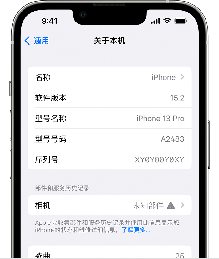 连云苹果维修分享iPhone 出现提示相机“未知部件”是什么原因？ 